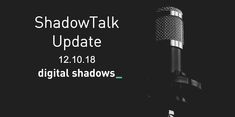 ShadowTalk Update – 12.10.2018