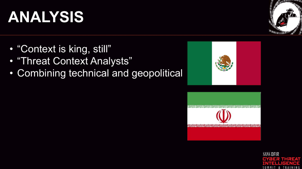 SANS CTI Summit Analysis