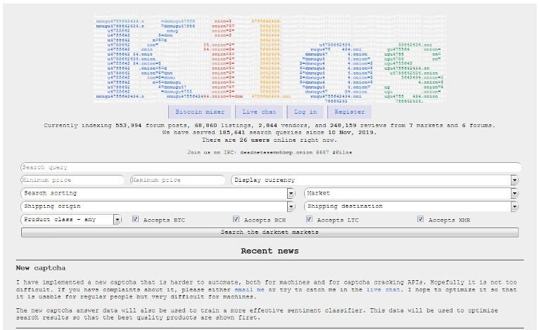 Silkkitie Darknet Market