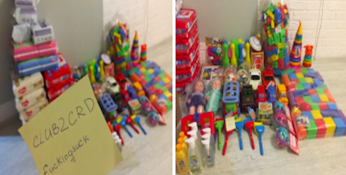 Images used as “proof” of purchase from the Club2CRD user named on the note