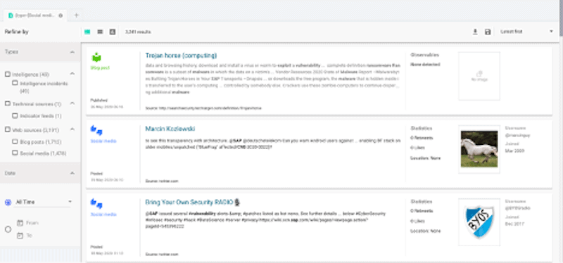 Security Threat Intel Products and Services: Mapping SearchLight