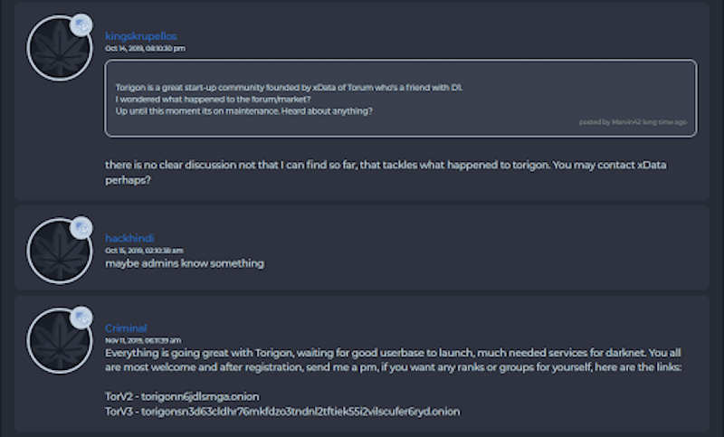 Envoy users enquiring about the status of Torigon