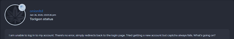 Torum users attempting to gain access