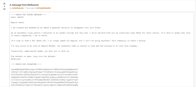 Empire Exit Scam
