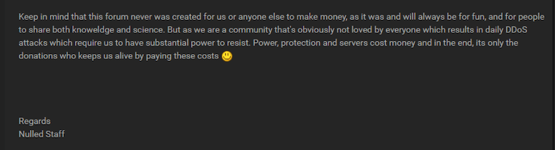Description of Nulled
