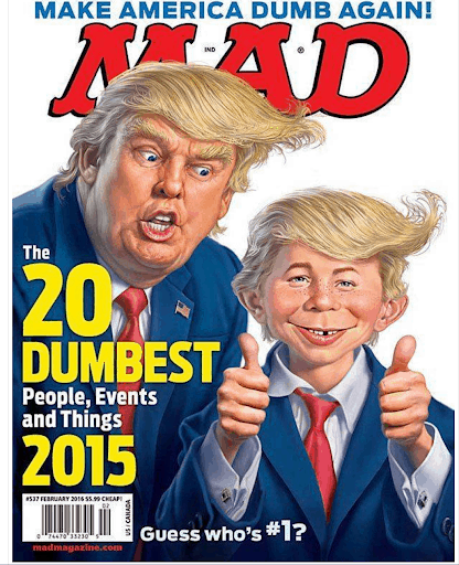 Negative Typosquat toward Donald Trump