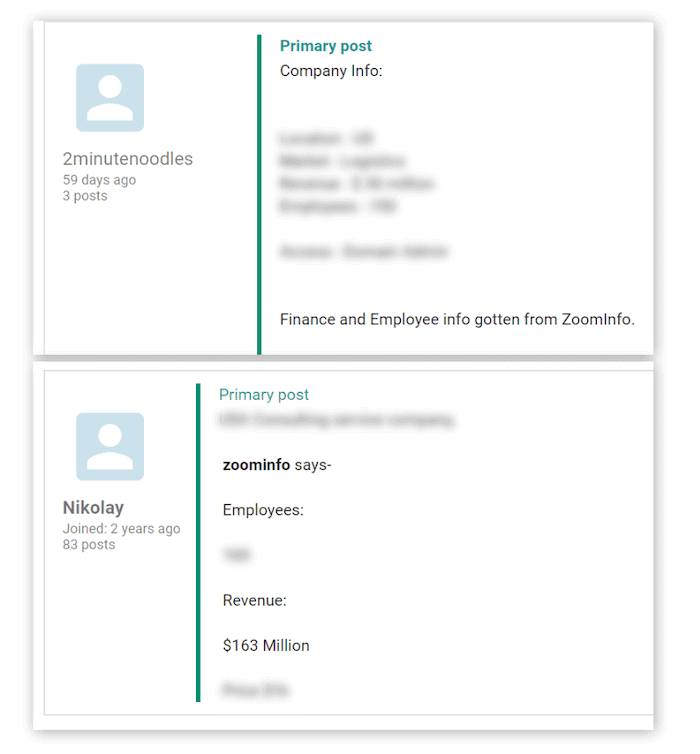 Zoominfo reference