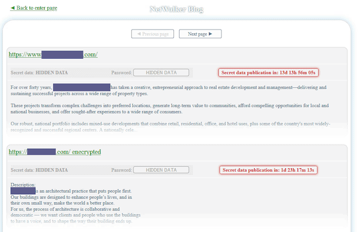 NetWalker Blog
