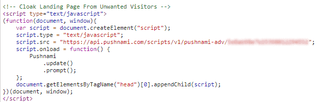 Pushnami API