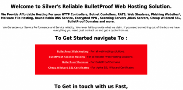 bulletproof hosting